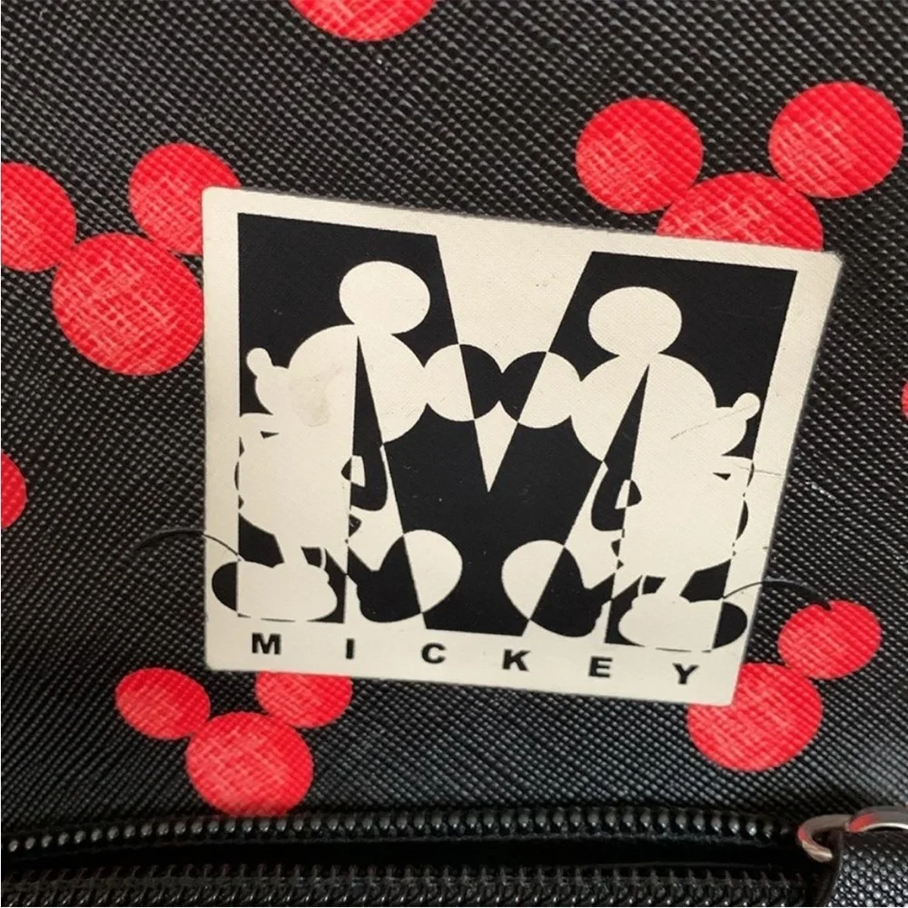 Red Mickey Mouse on Black with Cream Mini Backpack Dani by Danielle Nicole.